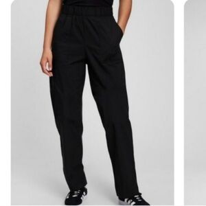 Gap off duty khaki black high waisted pants